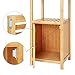 Ollieroo Bamboo Bathroom Shelf 5-Tier Multi-Functional Storage Rack Shelving Unit
