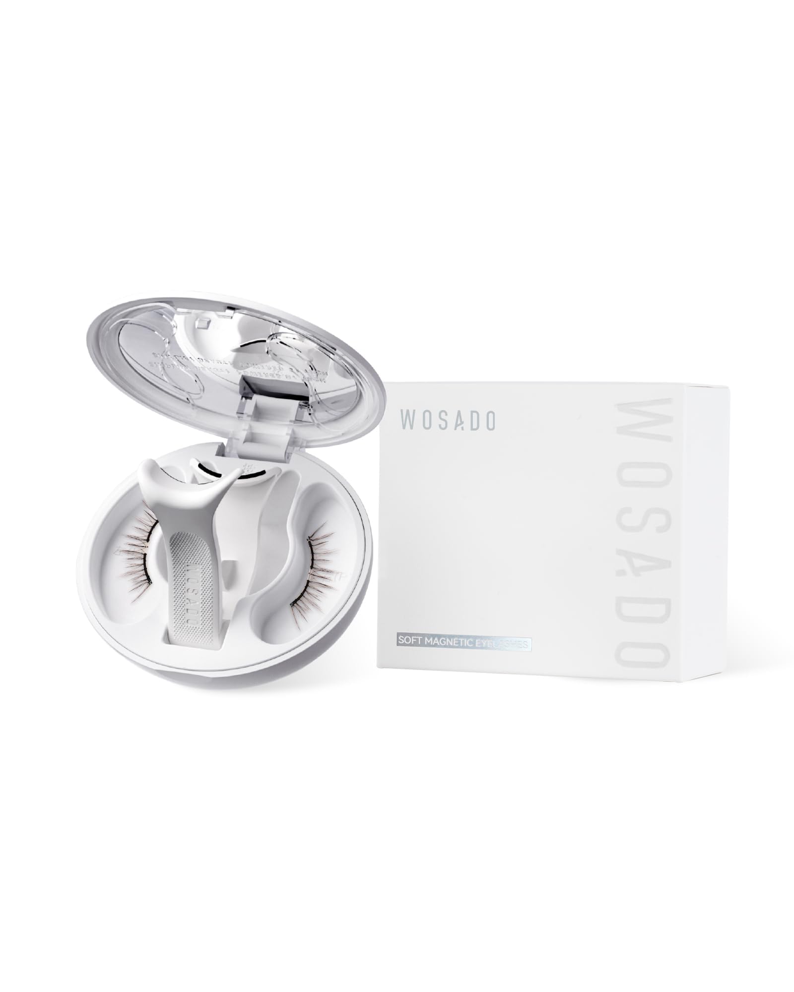 Photo 1 of WOSADO Magnetic Eyelashes with Applicator Kit,[#26 Savannah Breez] Reusable Magnetic Lashes without Eyeliner, Glue-free False Lashes, Waterproof, Lightweight, Suit for Natural Makeup