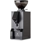Eureka Mignon Notte Espresso Grinder, Black | 150g, 50mm Steel Burrs, Stepless