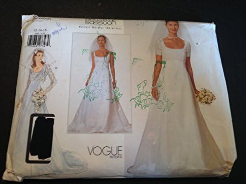 Vogue 85 Sewing Pattern Misses Wedding Dress Size 12 14 16 Bellville Sassoon Vogue Bridal Original Buy Online At Best Price In Uae Amazon Ae