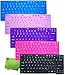 ColorYourLife 5-Pack Ultra Thin IBM Lenovo ThinkPad X220 / T410 / T510 / W510 series Soft Silicone Gel Keyboard Protector Skin Cover US Layout for Compatible Models Listed in the Description- Please DOUBLE CHECK Your Model
