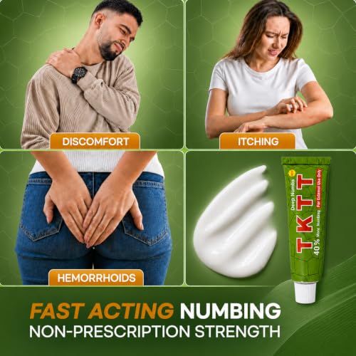 Tattoo Numbing Cream, Safe on Broken Skin | Extra Strength Fast-Acting Pain Relief for Tattoos, Microneedling, Waxing, Injections | Steroid-Free, Professional-Grade 2pcs*10g