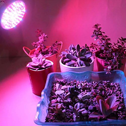 18 Led Grow Light Bulb Full Spectrum,Plant Light Bulb for Indoor Plants, E27 220V Socket, Grow Lamp for Hydroponic Indoor Garden Greenhouse Succulent Veg Flower