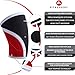 FITNESSERY Knee Sleeves for Crossfit, Powerlifting, Weightlifting and Knee Support - 7mm Knee Sleeves - Knee Sleeves Crossfit - Knee Sleeves Powerlifting - Knee Compression Sleeve x 2