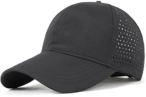 FASHIXD Oversize XXL Baseball Caps,Quick Dry Mesh Sports Hat for Big Heads 22"-25"，Waterproof Lightweight Running Sun Hat.