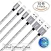 Sunggo Lightning Cable 3 Pack 6ft Extra Long High Speed Charging Cables Cord for iPhone charger 7/7Plus