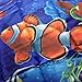GWELL Blue Ocean Tropical Fish Coral Undersea World Shower Curtain Waterproof Fabric Bathroom Curtain with 12 Hooks (70.86X70.86-Inch, #1)