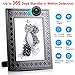 Spy Camera Wireless Hidden - Hidden Cam WiFi Photo Frame - Nanny Cams with Cell Phone APP - 720HD Night Vision & Motion Detection 365 Days Battery Powered Standby Instant Alerts for Indoor Security