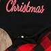 Newborn Baby Boys Girls My First Christmas Bodysuit and Plaid Pants Leggings Headband Hat 4pcs Christmas Outfits Set (Black 1, 70 (0-6 Months))