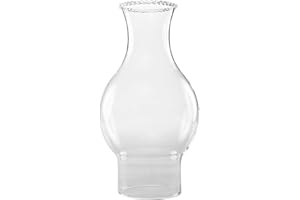 Light of Mine Oil Lamp Replacement Chimneys (3" x 8 1/2" Beaded)