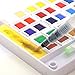 Dainayw Watercolor Paint Set, Professional 48 Assorted Watercolors, Perfect Watercolor Pan Set, Travel Watercolor Kit Includes 2 Water Brushes, 2 Sponges & A Mixing Palette