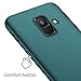 kqimi Samsung Galaxy A6 Case [Ultra-Thin] Premium Material Slim Full Protection Cover For Samsung Galaxy A6 2018 (Gravel Green)