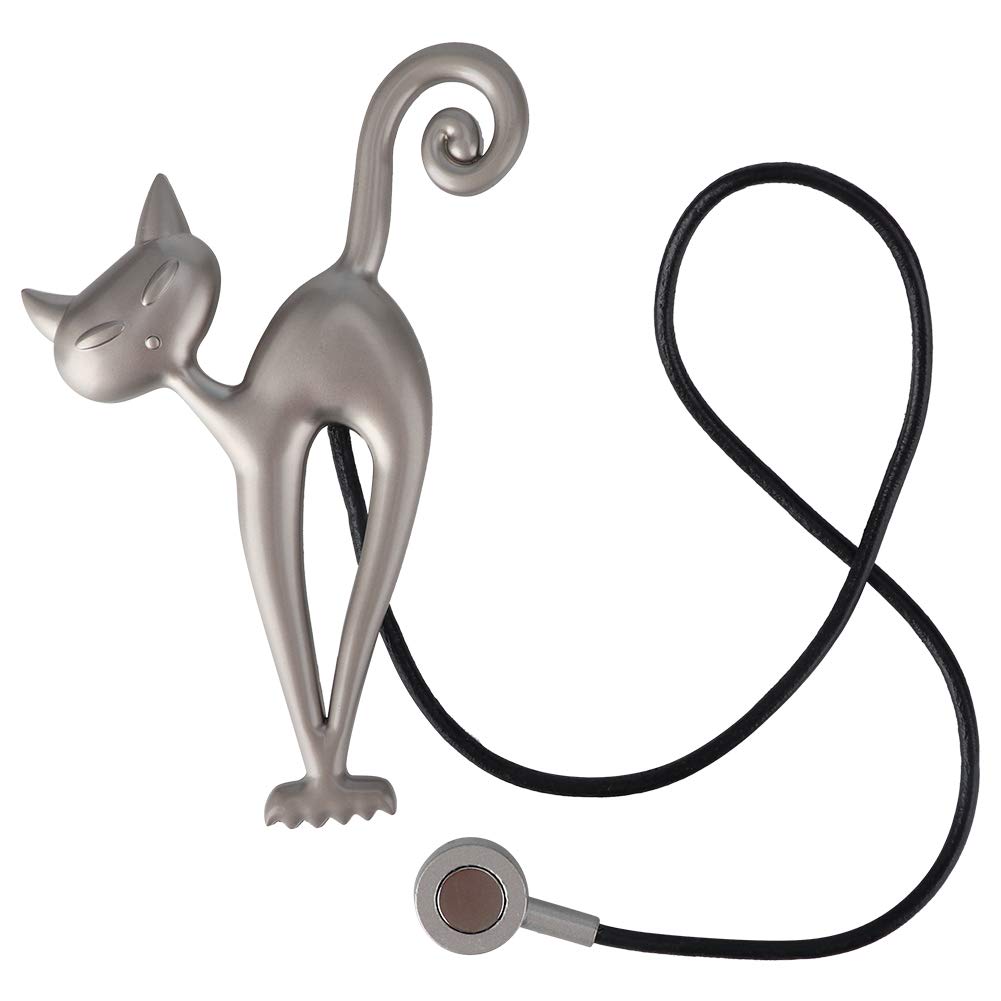 Metal Cat Shape Magnetic Clip Curtain Holders Accessories,Magnetic Curtain Clip,Window Curtain Tiebacks Clips,Magnetic Curtain Tiebacks for Curtain Holders Accessorie Thin or Thick Home Office