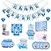 Boss Baby Happy Birthday Banner for Kids Birthday Party Decoration,Includes 13 Pieces Well Designed Flags.