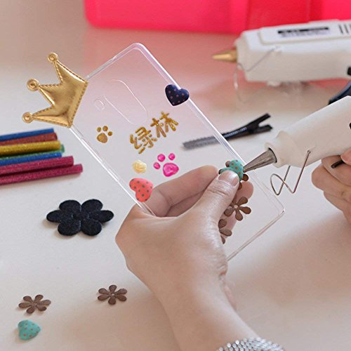 COCODE 12 Colors 60Pcs Hot Glue Gun Sticks 7mm by 10cm Hot Melt Glue Sticks Mini Glitter for DIY Art Craft Woodworking