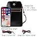 Cell Phone Bag, Dteck Crossbody PU Leather Mini Phone Pouch with Detachable Shoulder Strap for iPhone X, 8/7/ 6s Plus, 8/7/6s/5s, Samsung S8 / 7/6 Edge, J3/7 and Other 5.5 inch Smartphones (Black)