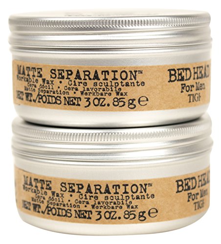 Bed Head for Men 2 Piece Matte Separation Wax, 3 Ounce