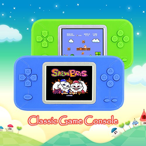 Leoie Portable Hand-held Classic Game Console Pre-loaded 246 Retro Games with Color Screen