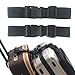 2 PCS Add A Bag Strap for Connect Your 3 Luggages Adjustable Travel Suitcase Belt