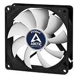 Arctic F9 Silent, 92 mm 3-Pin Fan with Standard Case and Higher Airflow, Quiet and Efficient Ventilation