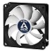 Arctic F9 Silent, 92 mm 3-Pin Fan with Standard Case and Higher Airflow, Quiet and Efficient Ventilation
