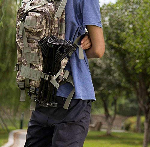 YYZZ Tragbare Campingstühle Outdoor Travel Sitz Angelstuhl Outdoor Lounge Strandstühle mit Getränkehalter und… – Bild 7