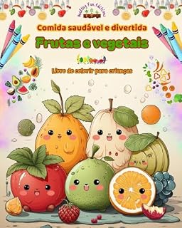 Livro Brincando com as Frutas: Vamos pintar?