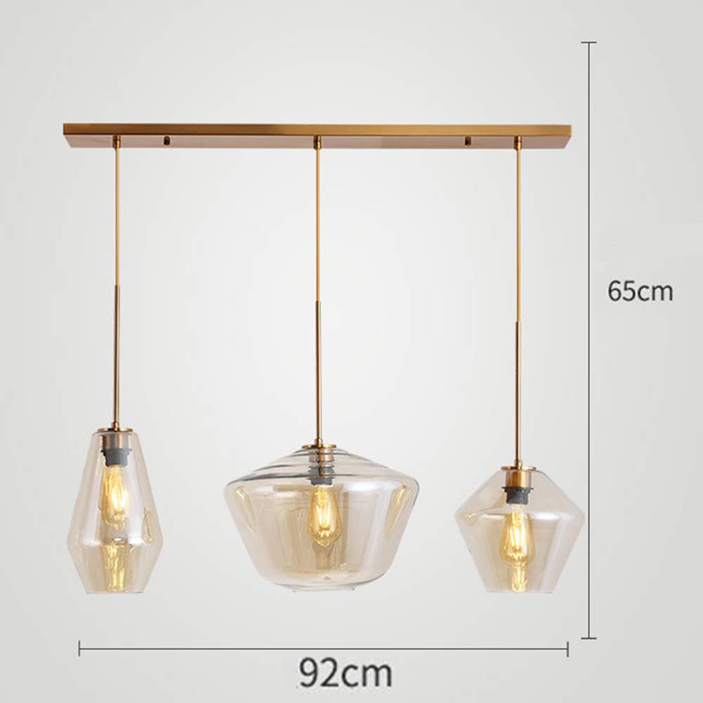 Amazon Com Knaxa Led Modern Ceiling Light Fixture E27 Bulb Glass