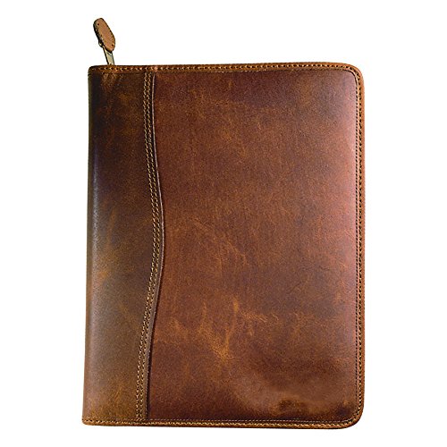 DayTimer 80844 Aviator Distressed Leather Starter Set, 5 1/2 x 8 1/2
