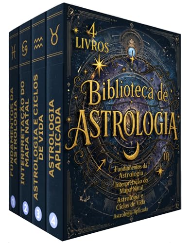 Biblioteca de Astrologia - 4 Livros - A Linguagem dos Astros para o ...