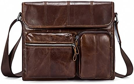 Leather Men Bag Male Small Flap Mens Shoulder Crossbody Bags Leather Bag for Men Messenger Bags 380
