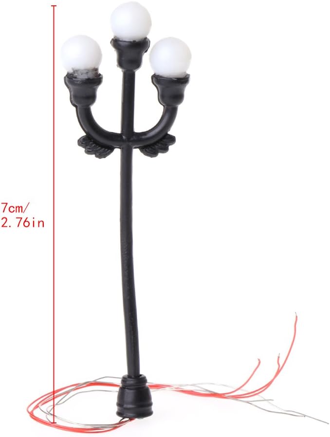 Ladaidra Miniature Landscape Street Lamp Road Light Bonsai Lighting Ornament Garden Decor