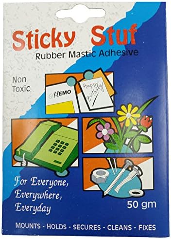Adhesive Putty, Yanyi Removable Poster Tack, Reusable Non-toxic Sticky Putty, Glue for Photo Frames (50g Blue)