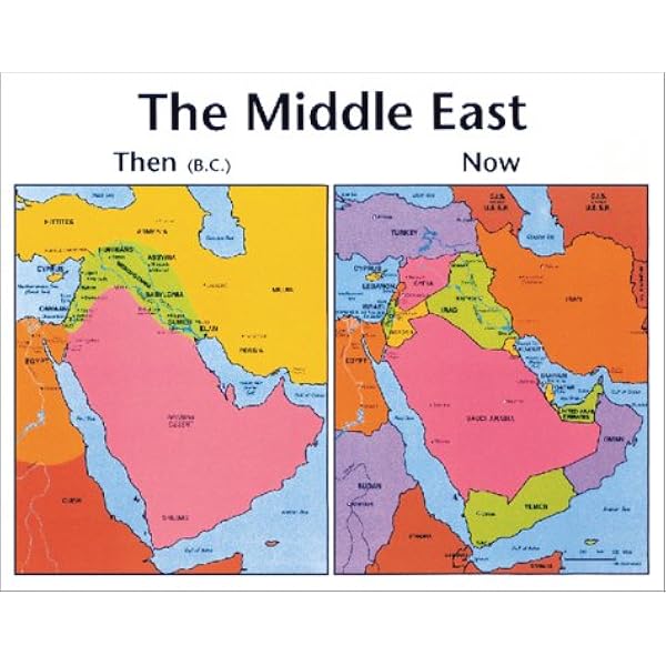 biblical map of the middle east The Middle East Then And Now Old Testament Middle East Map biblical map of the middle east