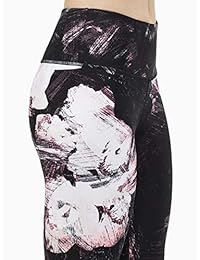 Calvin Klein - Impresión floral para mujer, cintura alta 7 8 ajustada