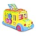 KATUMO Intellectual Musical School Bus Toy, Learning Educational Toys for Baby & Toddles, Electronic Toy Car Multiple Games with Lights and Sounds for 1 2 3 Year Old Boys and Girls
