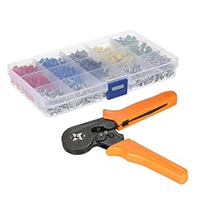 Festnight Wire Crimper Self Adjustable Professional Cable Wire Crimper Crimping Pliers Tool Ferrule Crimpers 0.25-6.0mm