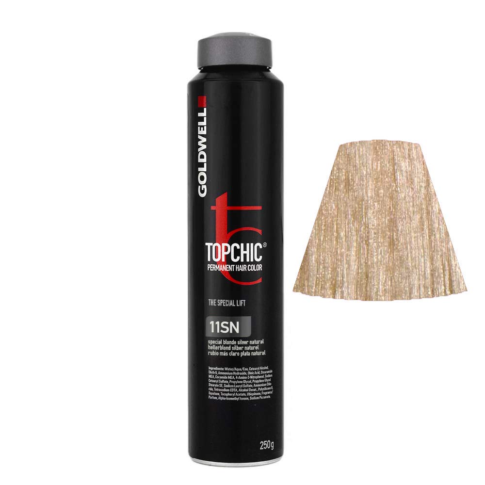 Goldwell Topchic 11SN TC CAN 250ML Silver Natural Intelligent Color Permanent Alkaline Aerosol