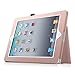 Fintie Folio Case for iPad 2 3 4 (Old Model) - Slim Fit Smart Stand Protective Cover Auto Sleep/Wake for iPad 2, iPad 3rd gen & iPad 4th Generation with Retina Display, Rose Gold