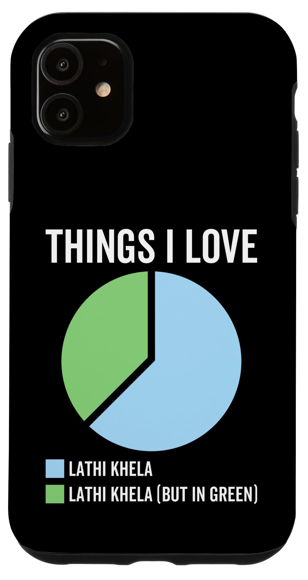 iPhone 11 Funny Lathi Khela Sport Hobby Sporting Hobbies Joke Saying Case