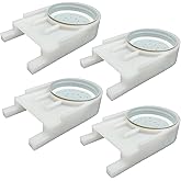 Dabkanna 4 Pack Bee Hive Feeder - White Entrance Feeders for Bee Hives - Easy and Effective Water or Sugar Syrup Feeding Solution
