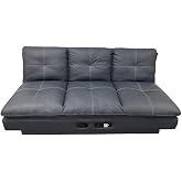 Camping World Thomasville Slide Jack Sleeper Sofa, Nordic Blue, 62"