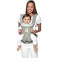 Ergobaby Omni 360 All-Position Baby Carrier for Newborn to Toddler with Lumbar Support (7-45 Pounds), Pearl Grey, One Size (Pack of 1)
