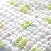 Binztec Muslin Cotton Warm Baby Bath Towels Animal Printing Natural Antibacterial soft Comfortable Healthy Rapid Absorption 41inches41inches-1pcs (Green frog)