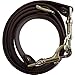 SaSarili Adjustable Replacement Cross Body Handbag Purse Strap Chocolate Brown 1 inch wide, 43-51 inch long with Nickel Tone Hardware