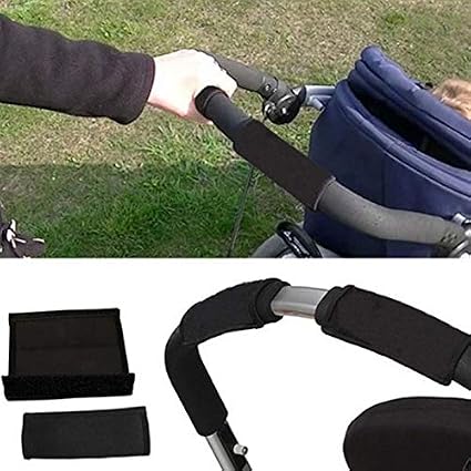 Barra Paraurti Universale Per Passeggino – In PU Nero, Bracciolo/Maniglia, Compatibile Con Babyzen Yoyo E Altri