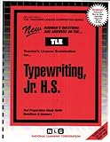 Typewriting, Jr. H. S., Rudman, Jack, 0837380634