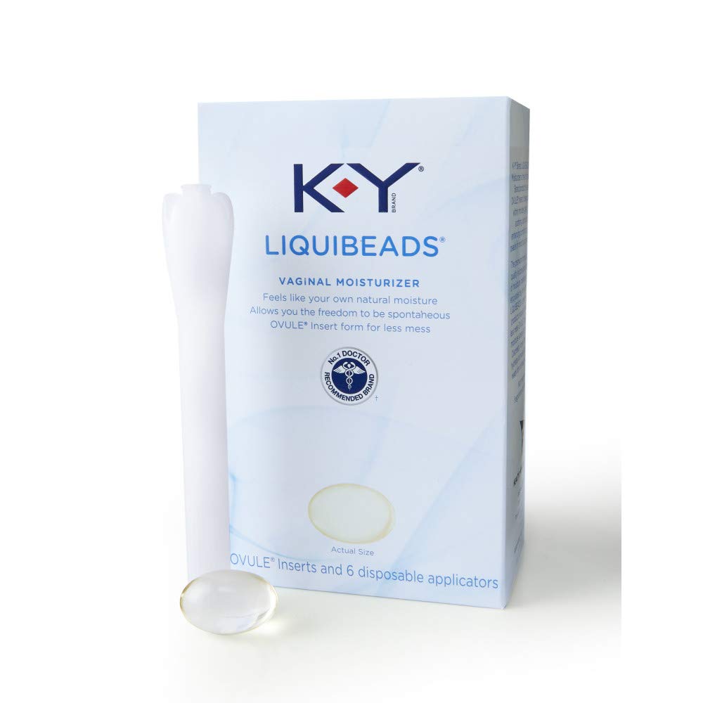 Vaginal Moisturizer, KY Liquibeads Vaginal Moisturizer, 6 Bead Inserts