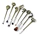 REINDEAR GOT Game of Thrones Costume Brushes Merchandise - Daenerys Targaryen Stark Mother of Dragon Iron Throne Makeup Brushes (Bronze)