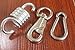 MHMYDZ Hammock Chair Spring Swivel Kit Hammock Chair Ultimate Hanging Kit Stainless Steel Suspension Ceiling Hooks Hammock Chair Hanger Swivel Hook and Snap Hooks Hammock Hooks